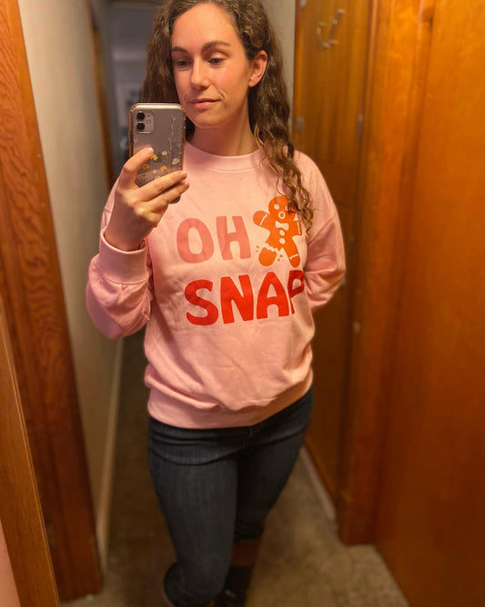 Oh Snap Gingerbread man sweatshirt INS