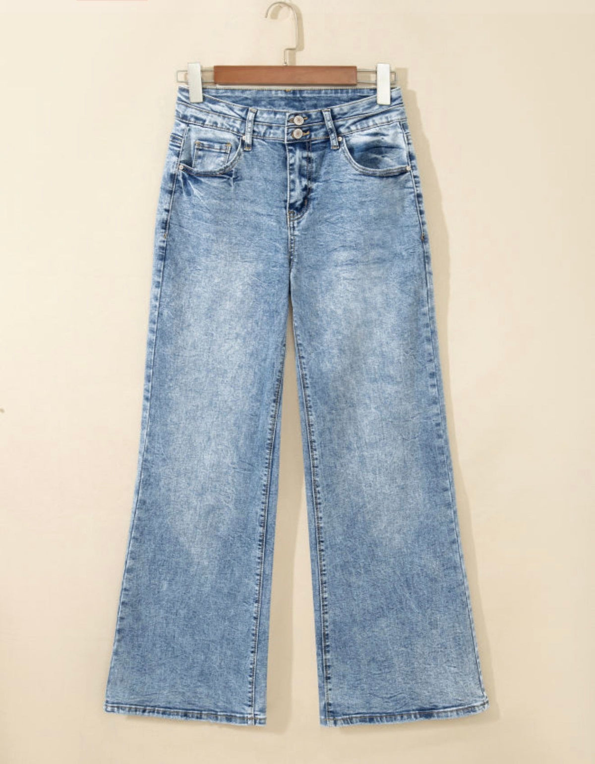 Blue Acid Wash Jeans (Light or Dark Wash) RTS