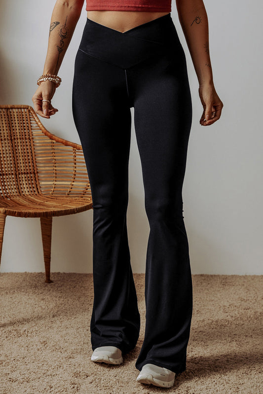 Black Crossover Leggings LT