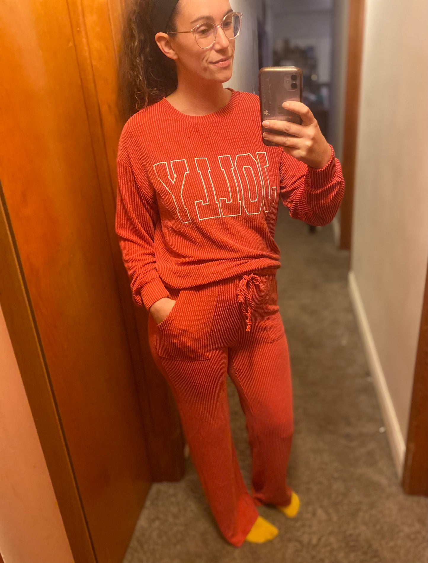 Jolly Corded Pants Set INS