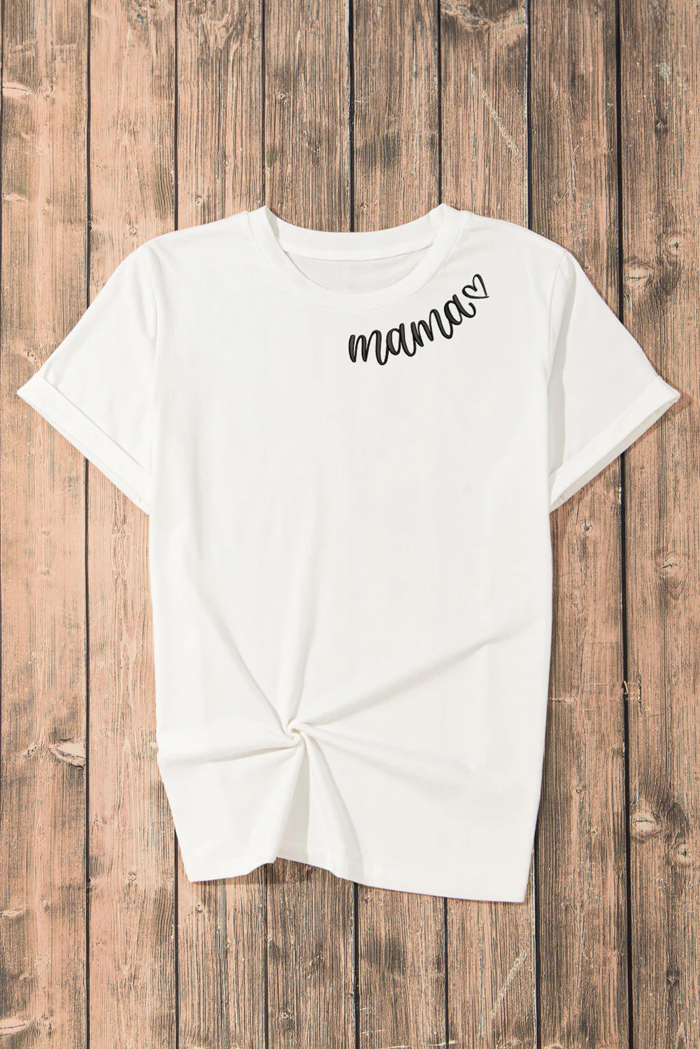 Mama Embroidered Tee INS