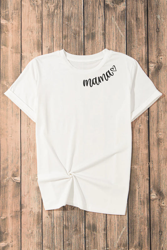 Mama Embroidered Tee INS