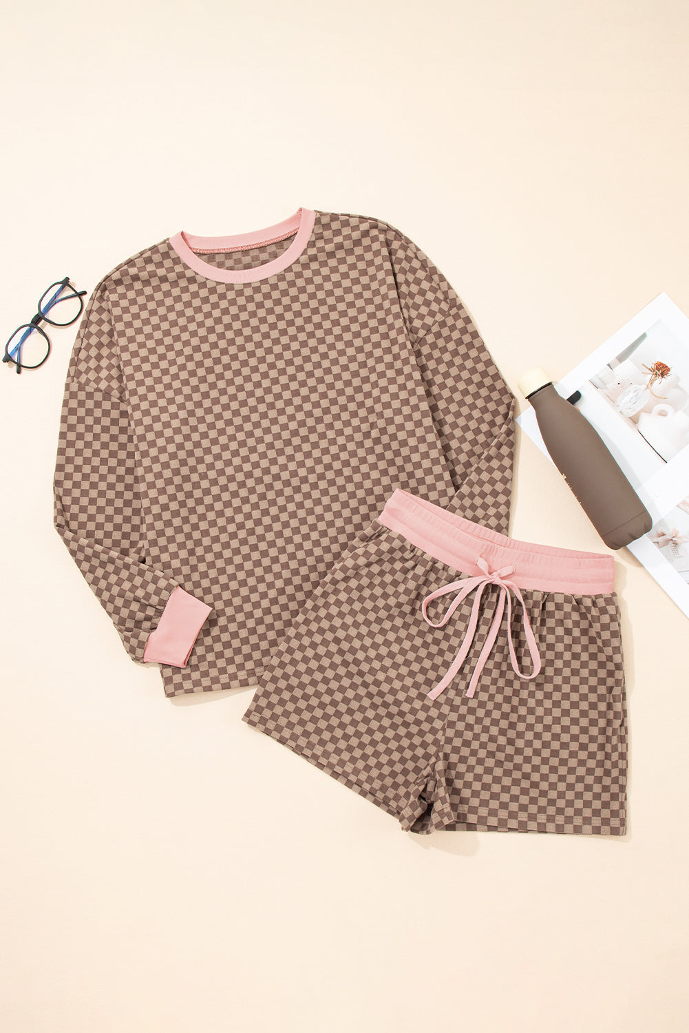 Checkered Pullover Set LT