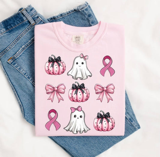 Ghost Breast Cancer Tee INS