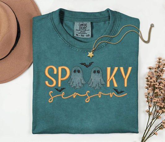 Spooky Season Embroidered Tee INS