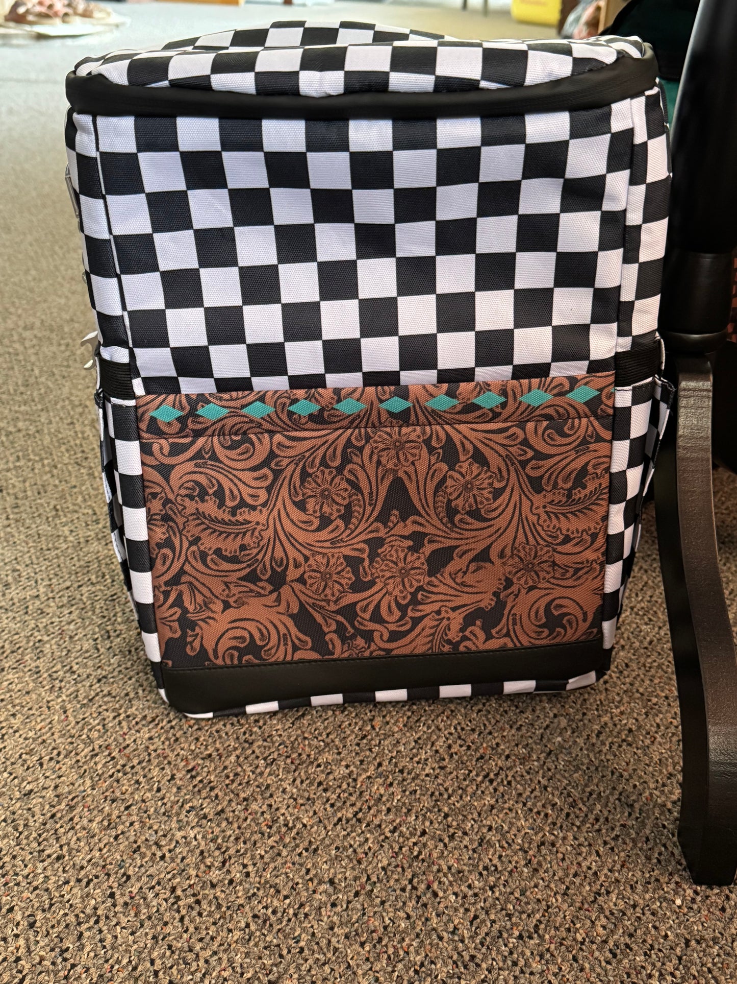 Checkered Cooler Backpack INS