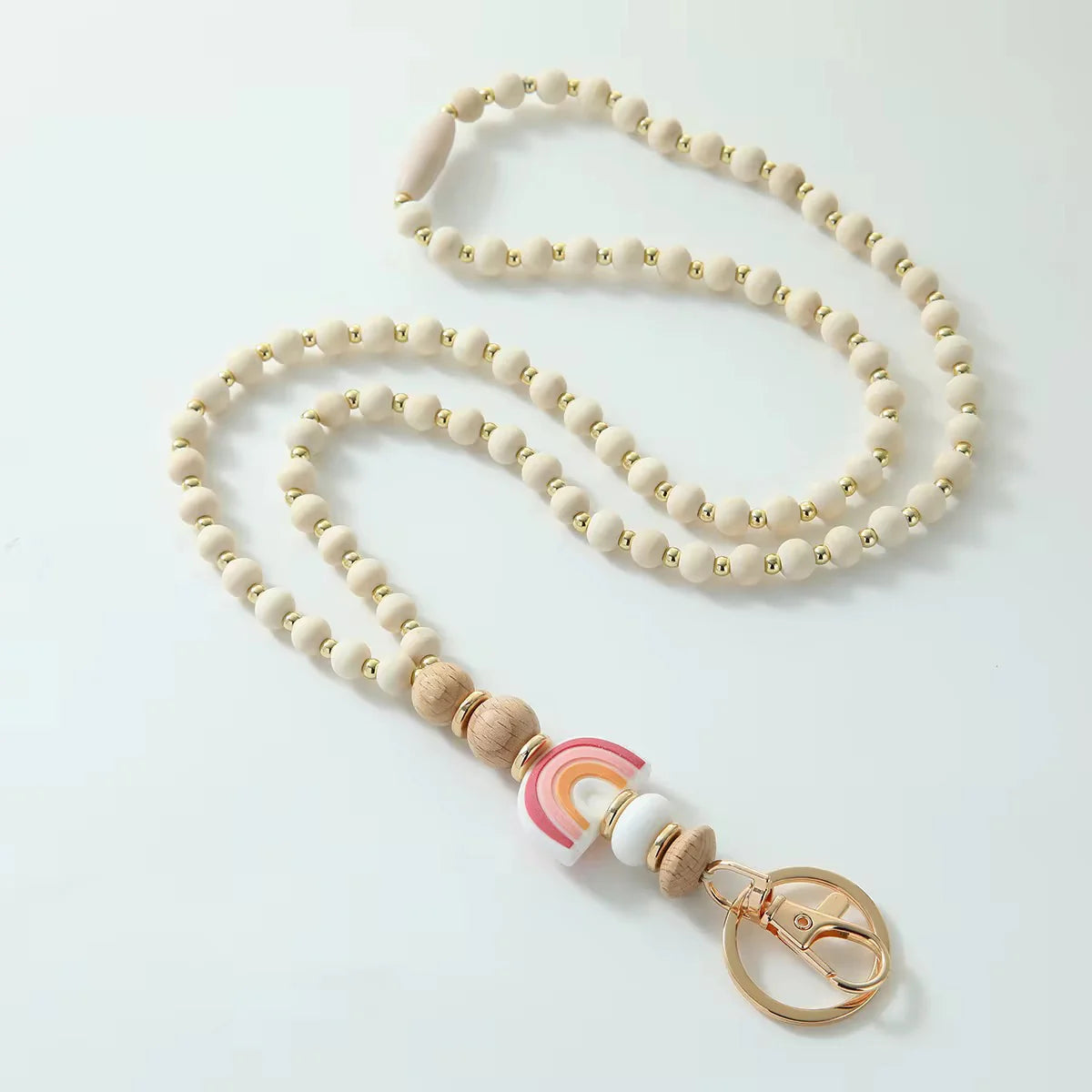 Breakaway Wooden Beaded Lanyard (Pre-Order)