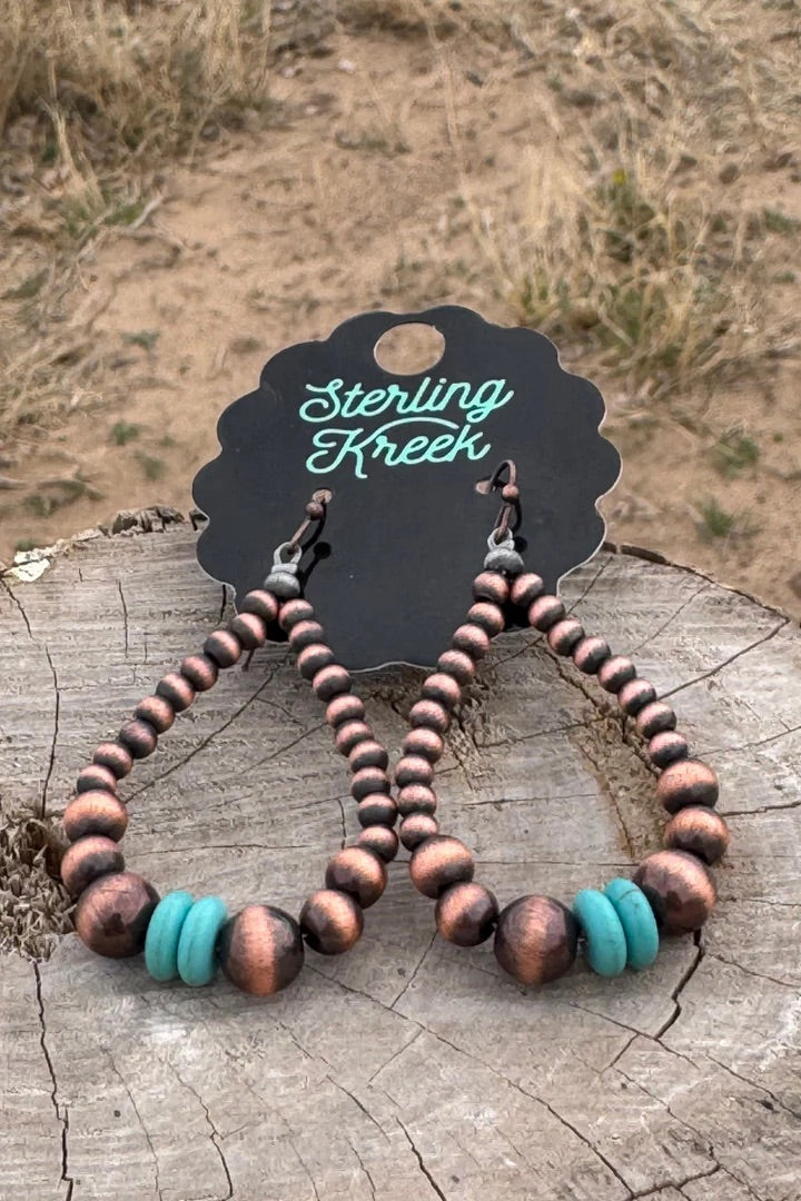 Copper Earrings INS