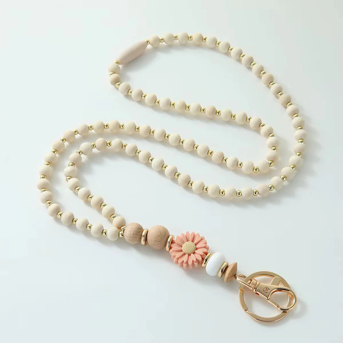 Breakaway Wooden Beaded Lanyard (Pre-Order)