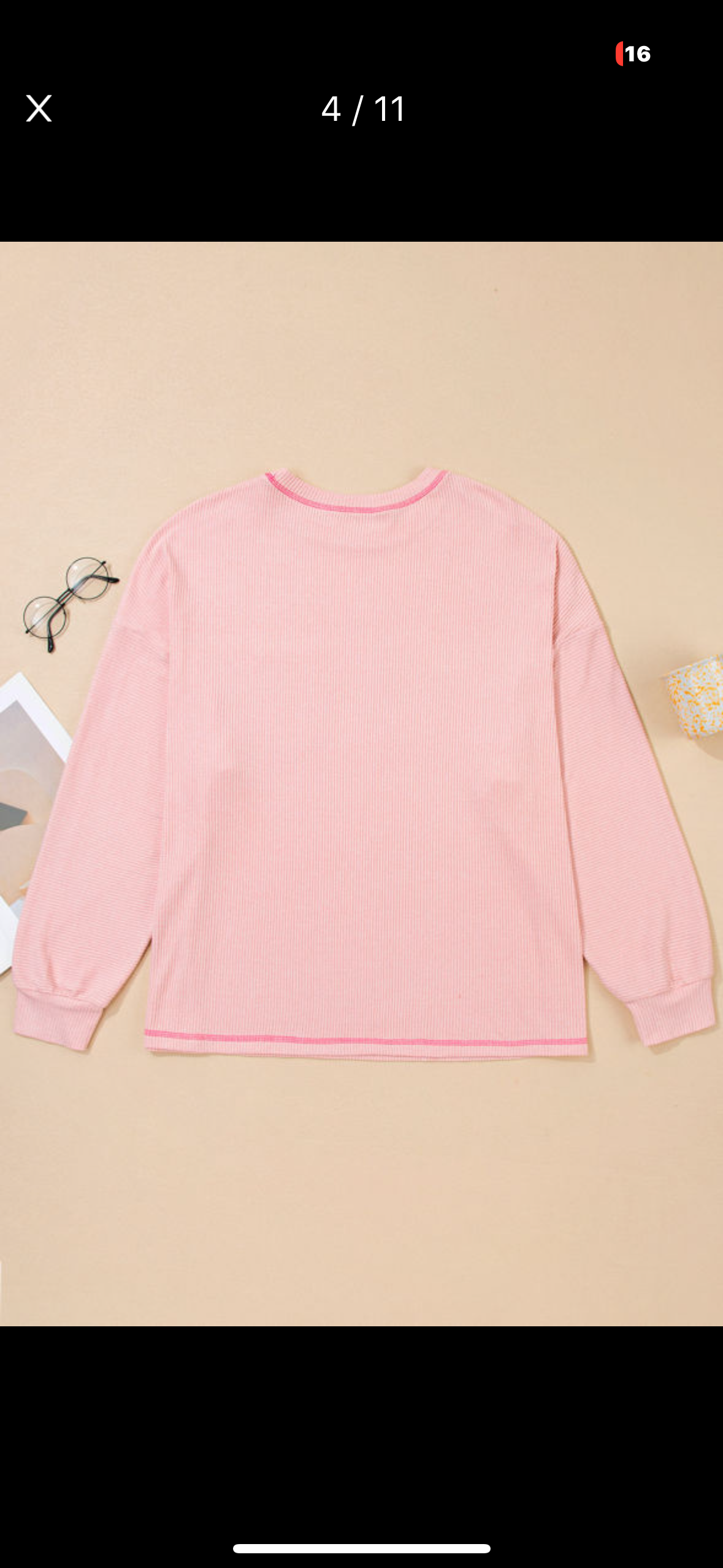 Bonbon Corded Long Sleeve INS