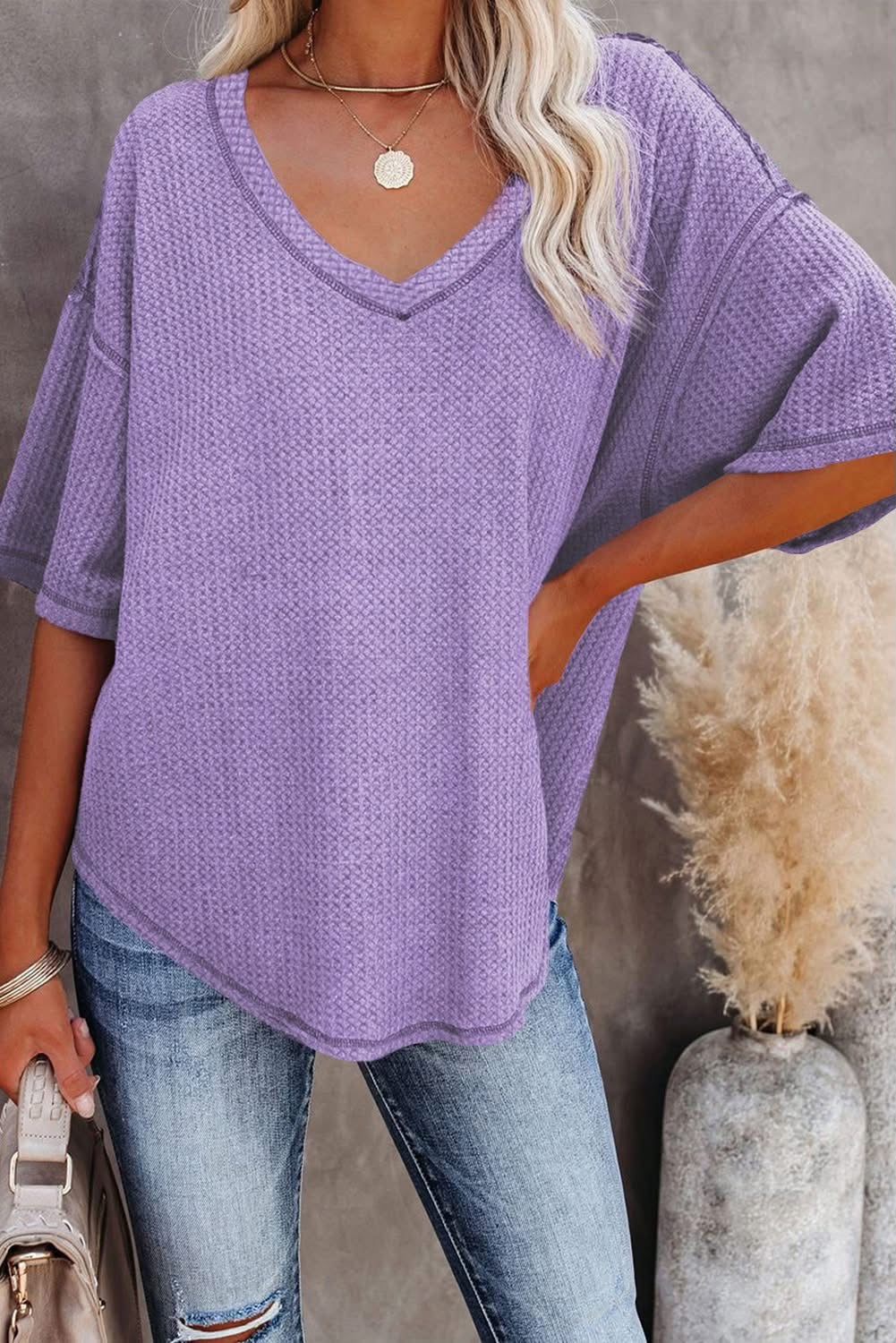 Exposed Seam Waffle Tops (Pre-order)