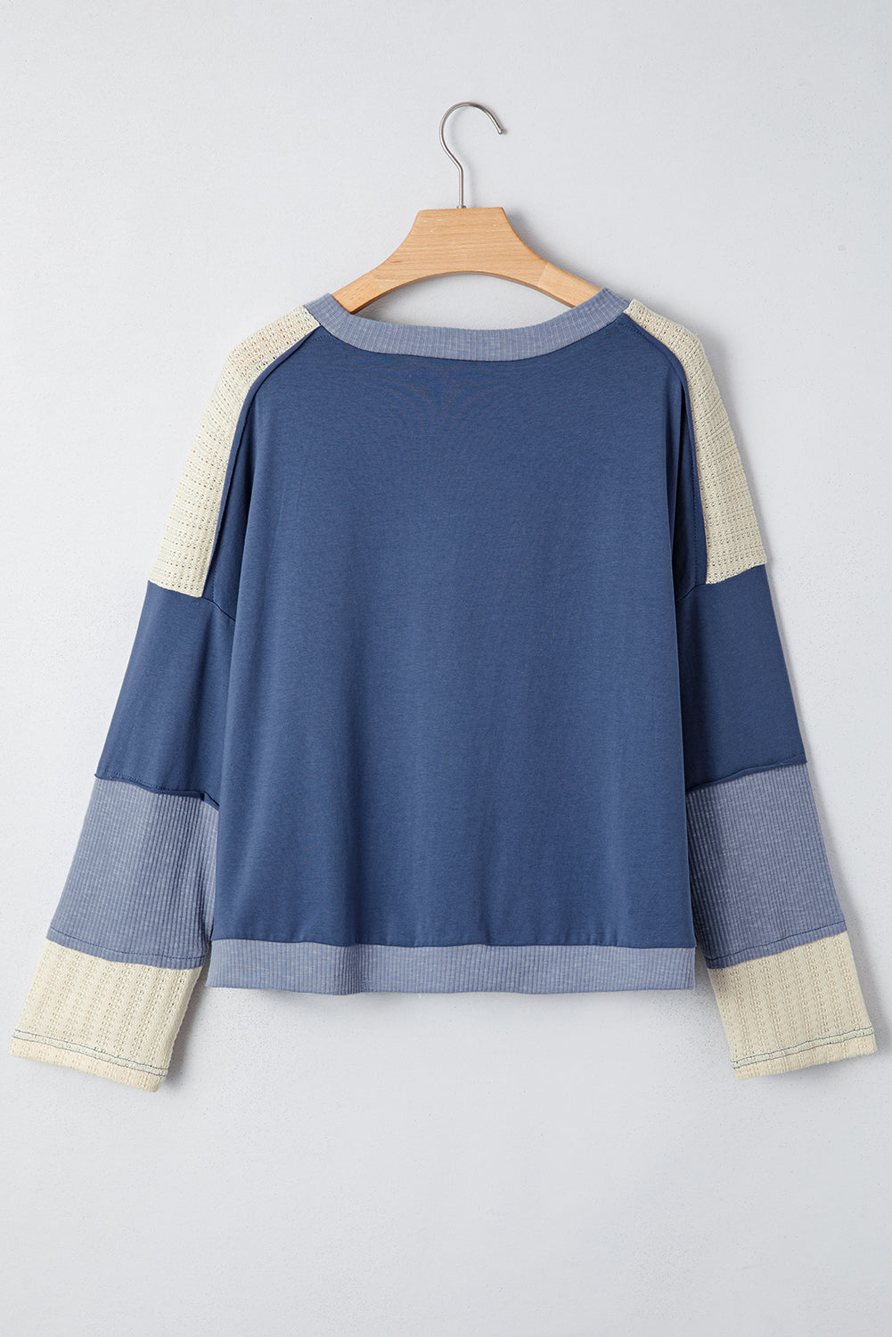 Blue Colorblock Star Top August.