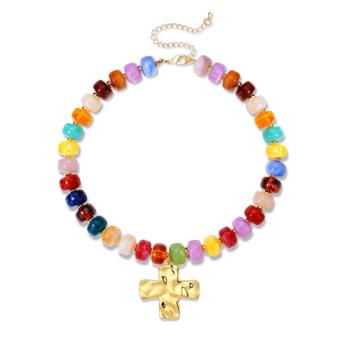 Chunky Cross Necklace INS