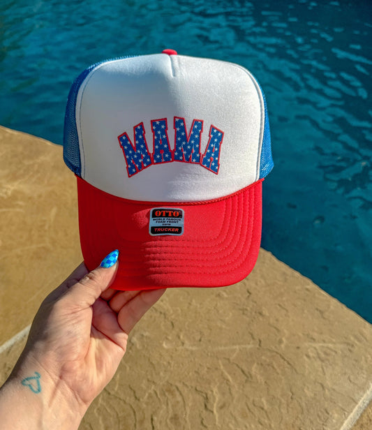 MAMA patriotic Trucker Hat INS