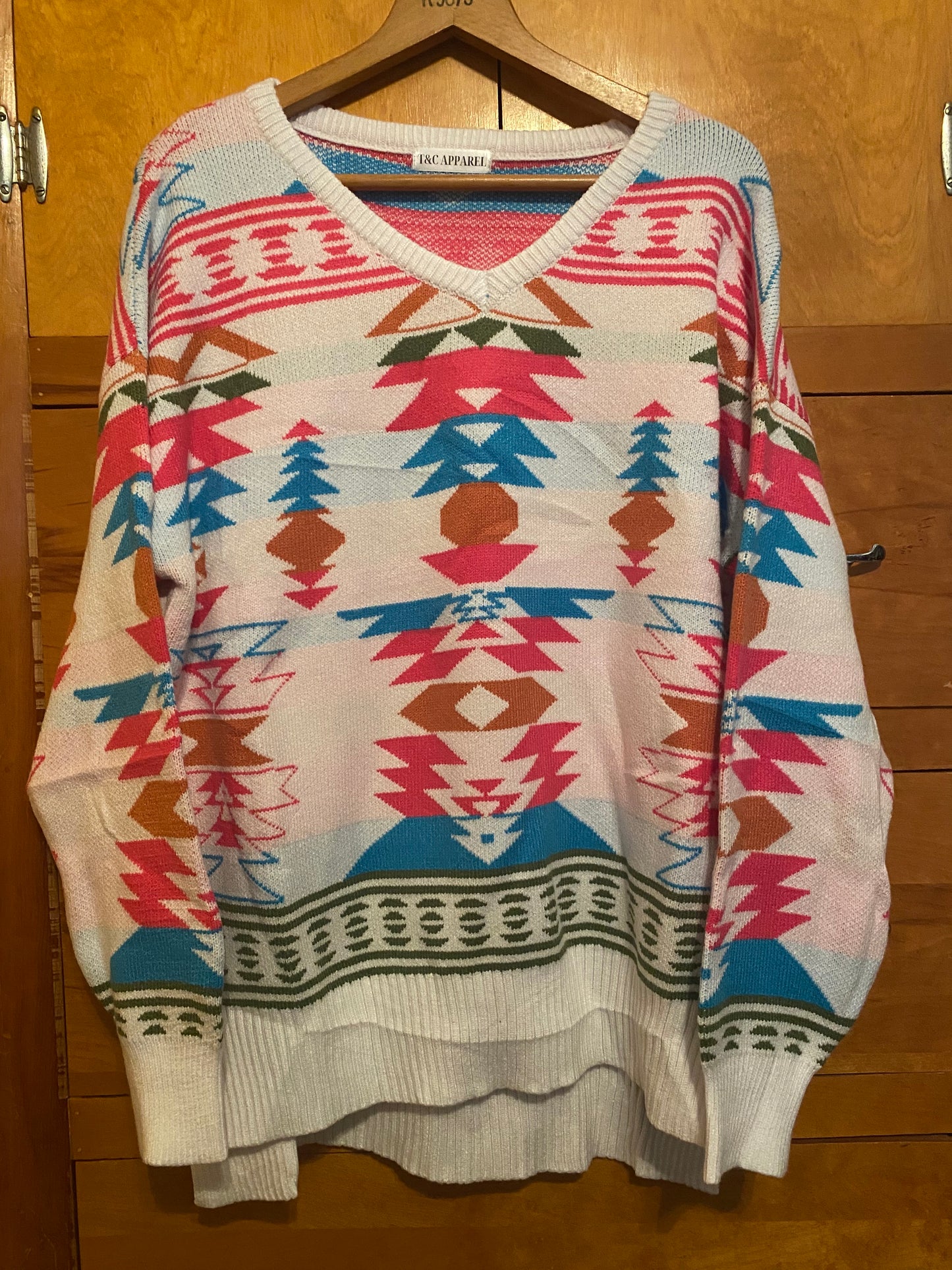 Oversized Aztec Sweater INS