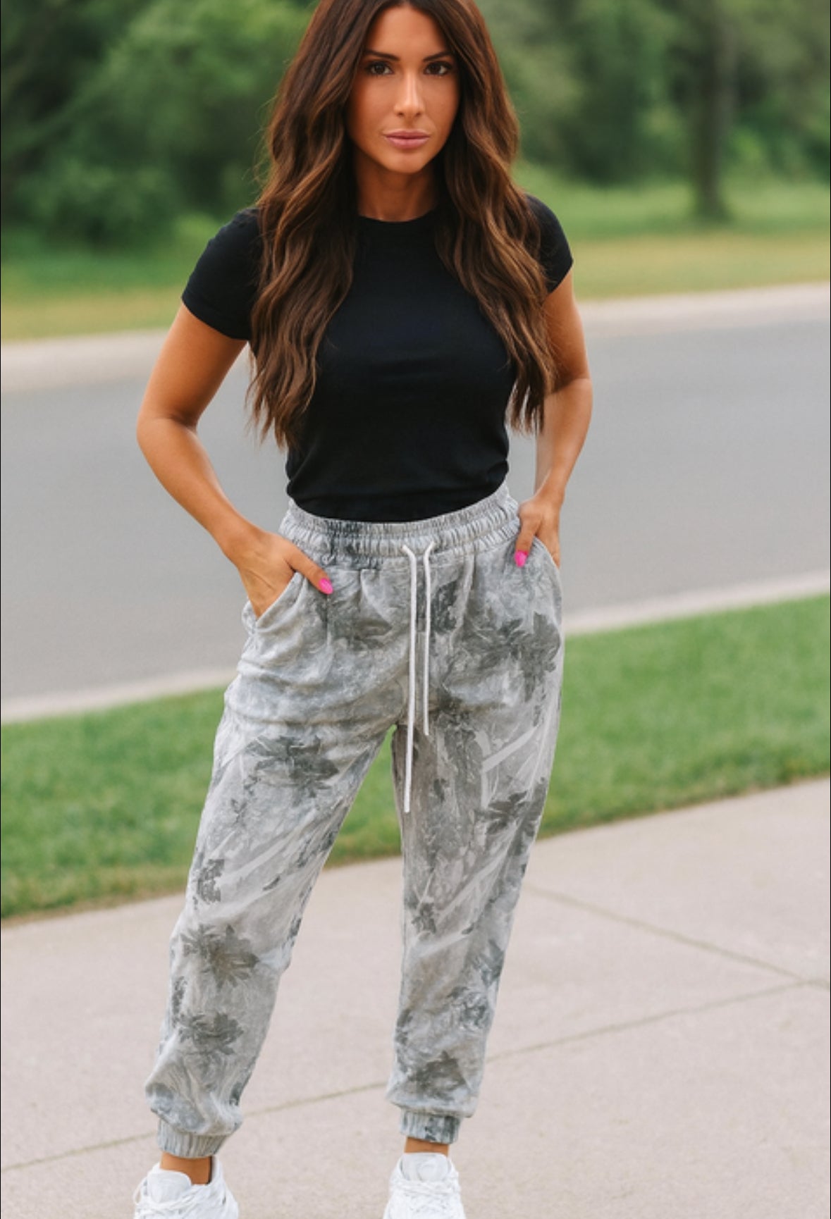 Gray Camo Joggers INS