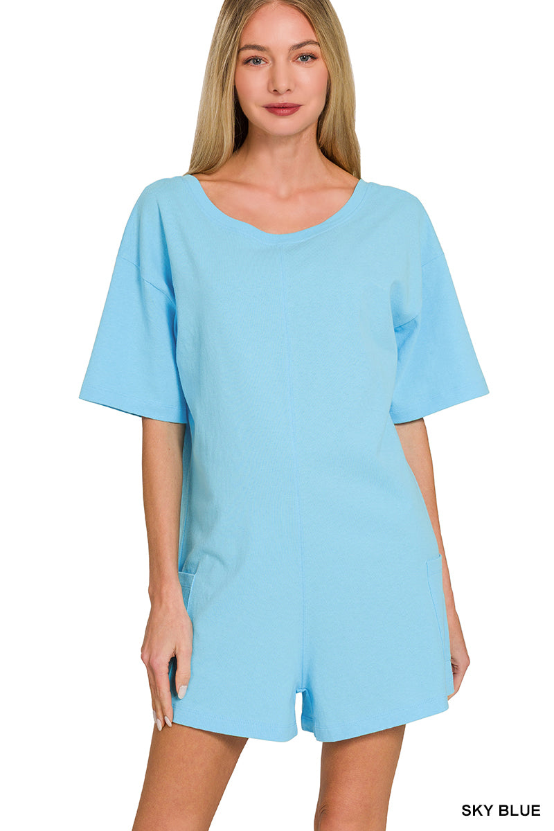 Reversible- Two Way Romper Zenana