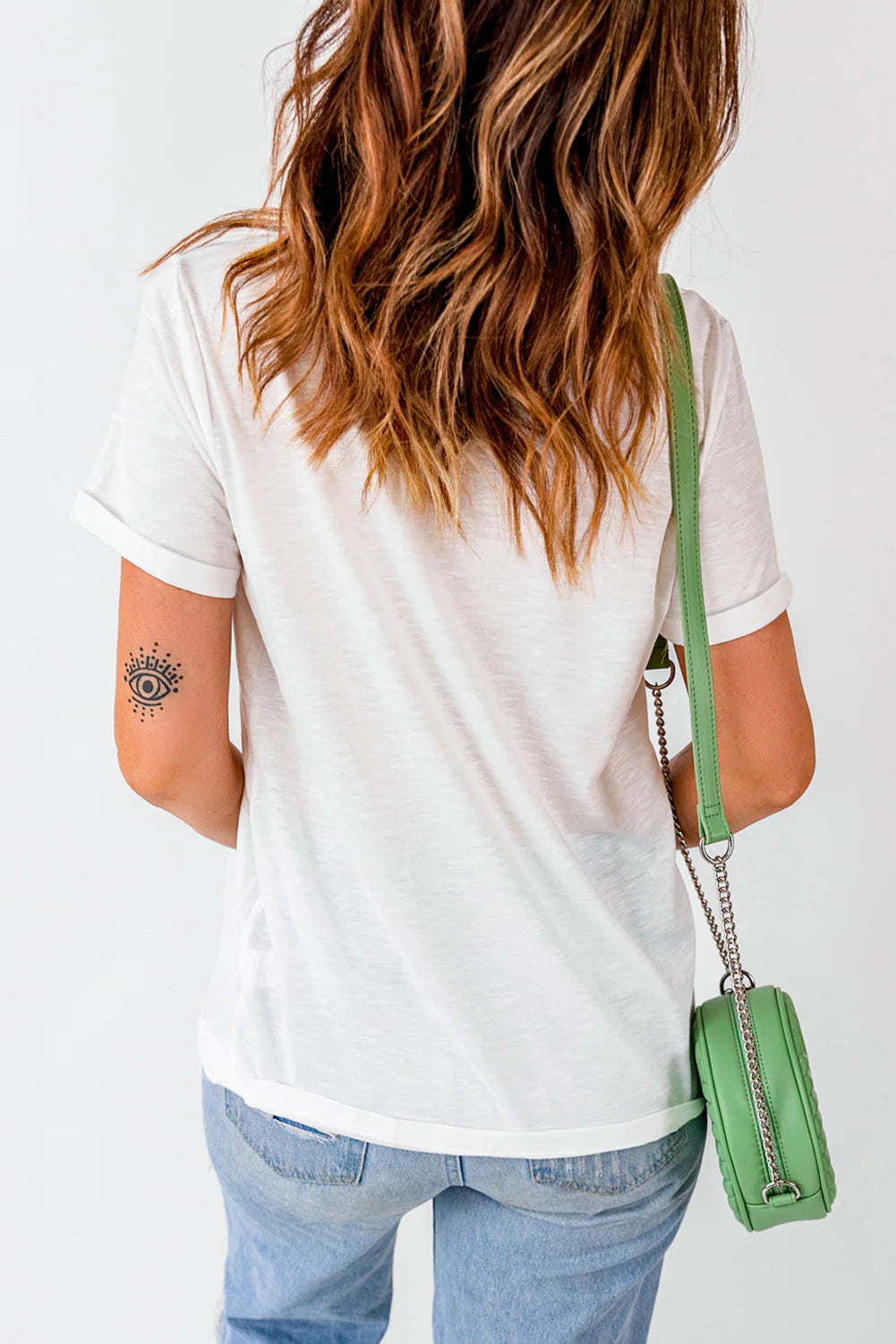Mama Embroidered Tee INS