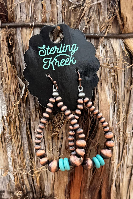 Copper Earrings INS