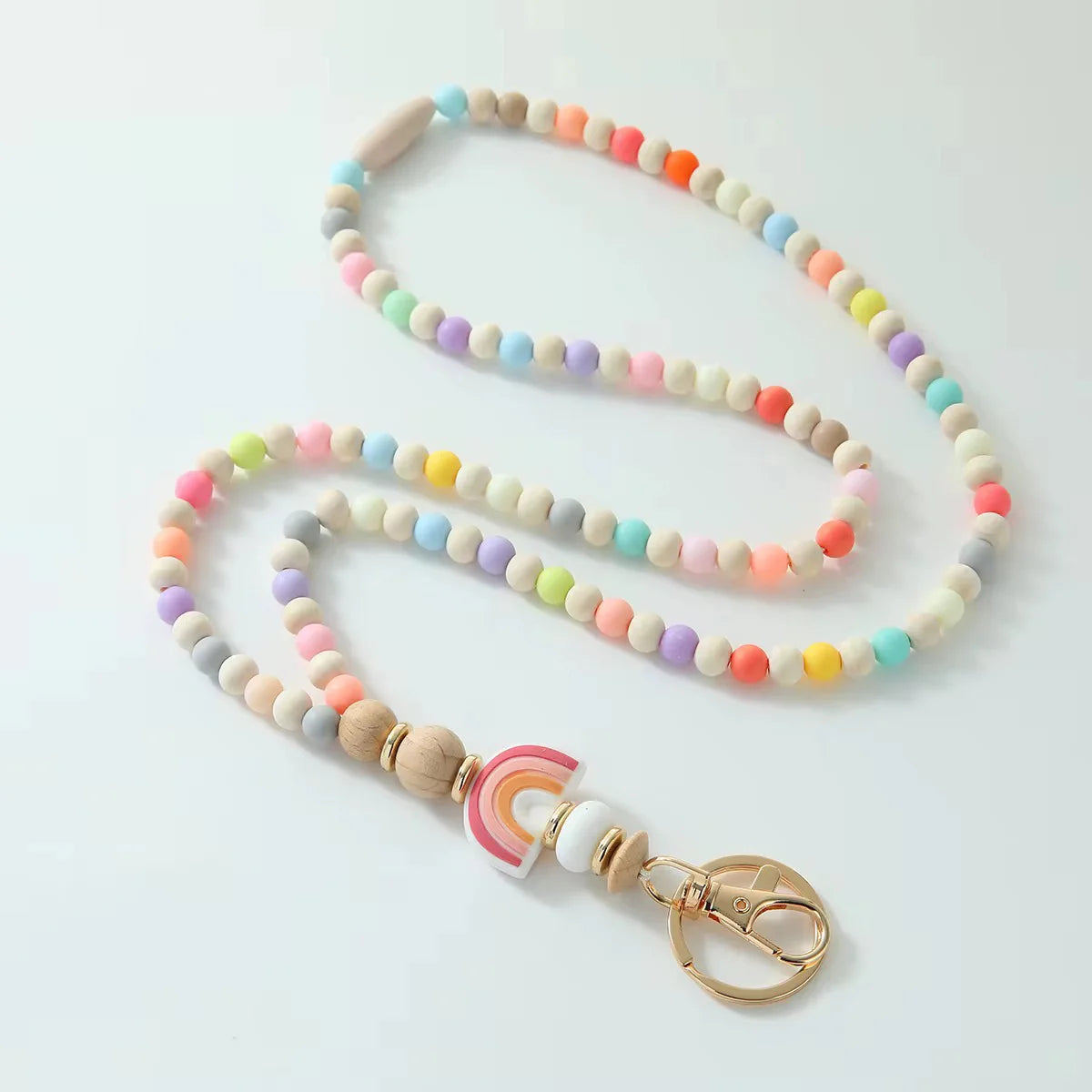 Breakaway Wooden Beaded Lanyard (Pre-Order)