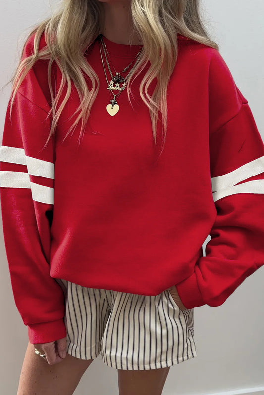 Varsity Stripe Sweatshirt INS