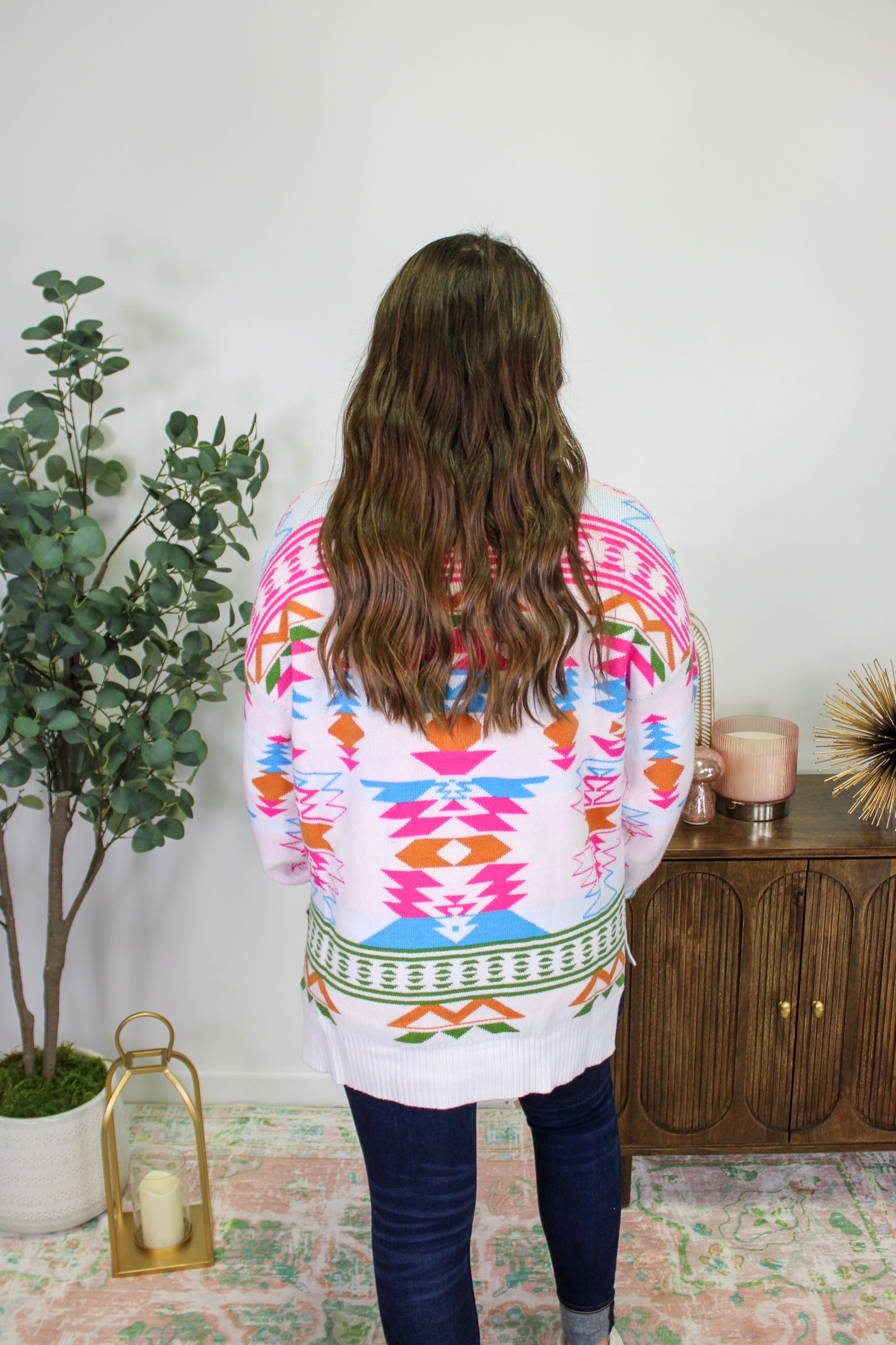 Oversized Aztec Sweater INS