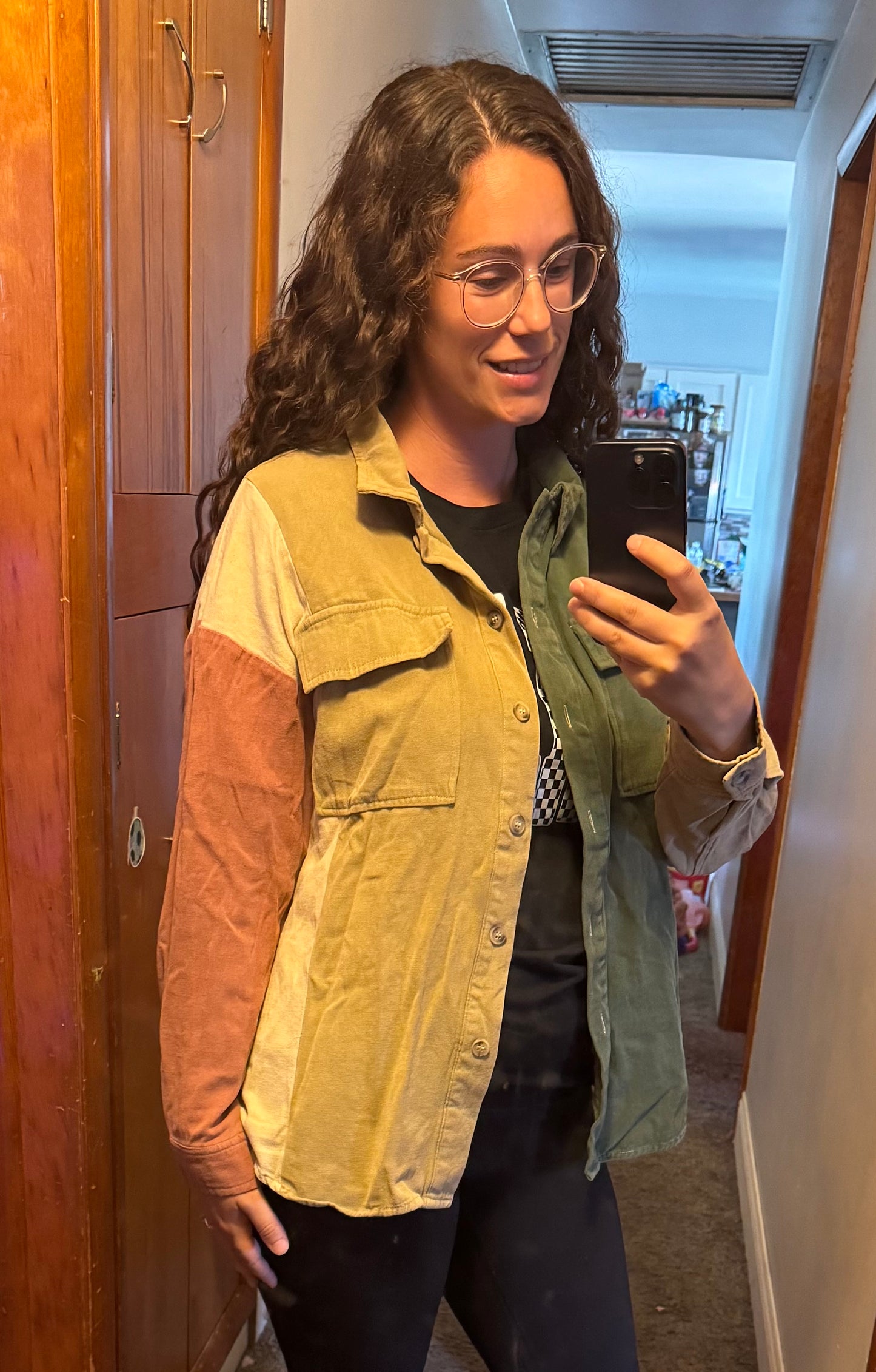 Colorblock Flannel INS