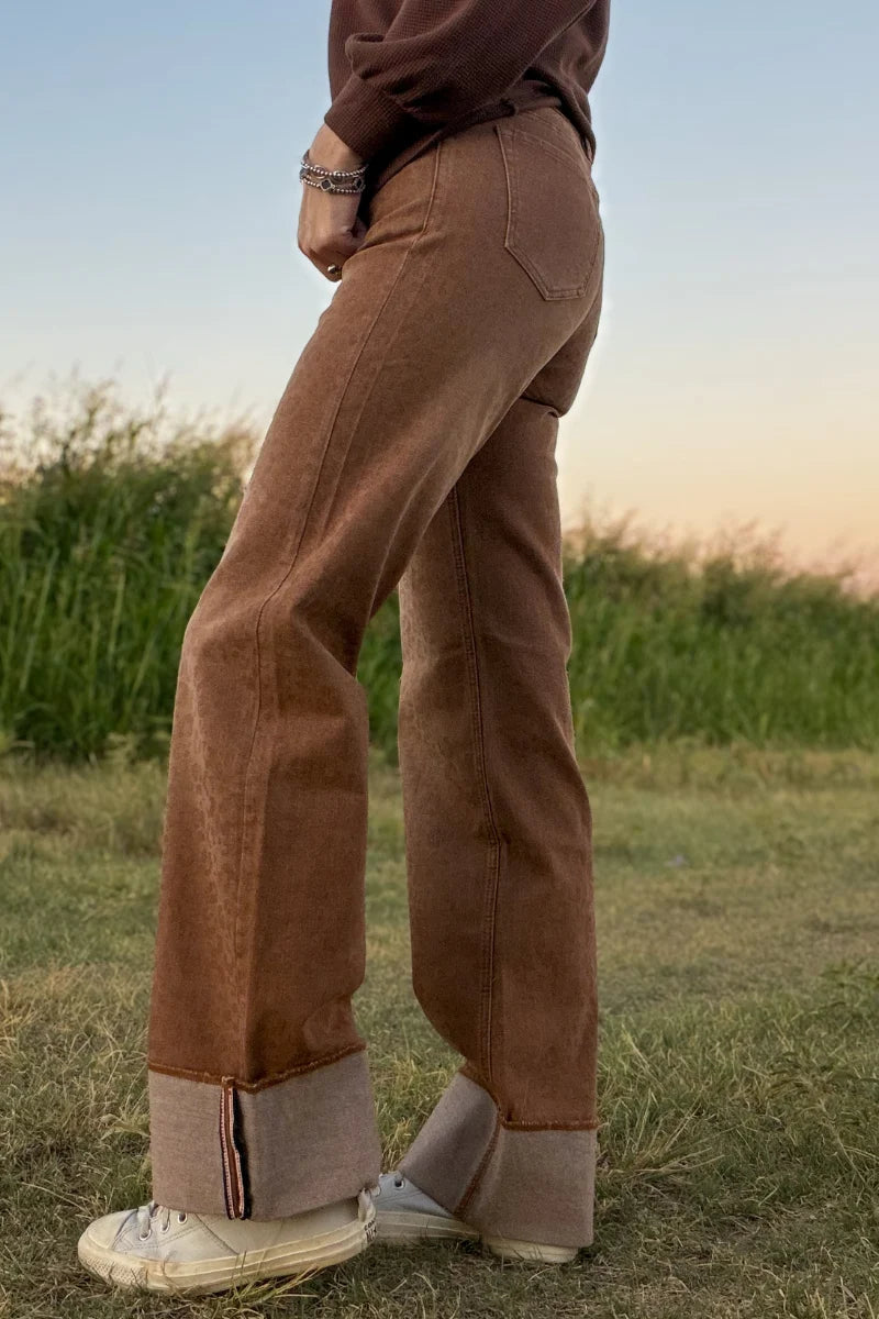 SK Sand Cat Cuffed Jeans INS