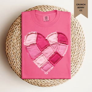 Heart Patchwork Tee INS