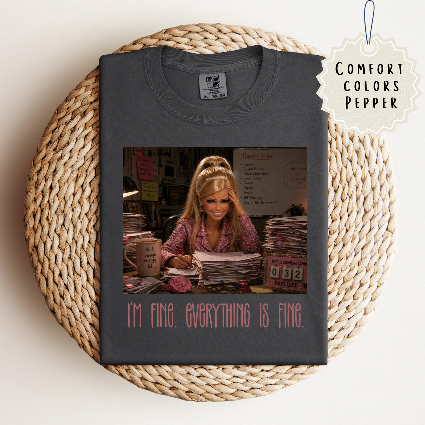 Doll Face Teacher Tee.