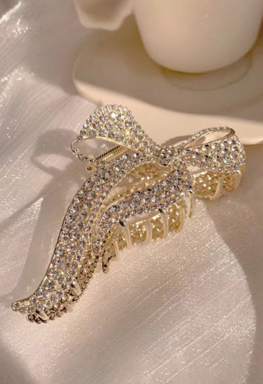 Sequin Bow Clip RTS