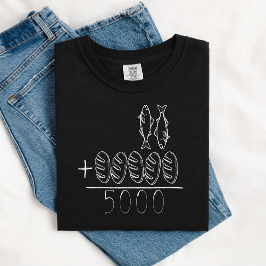 Jesus Feeds The Five Thousand Tee.