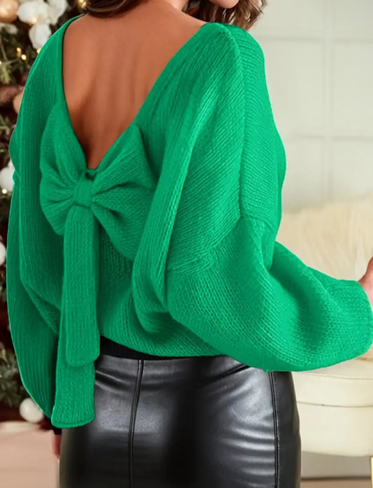 Bow Back Sweater INS
