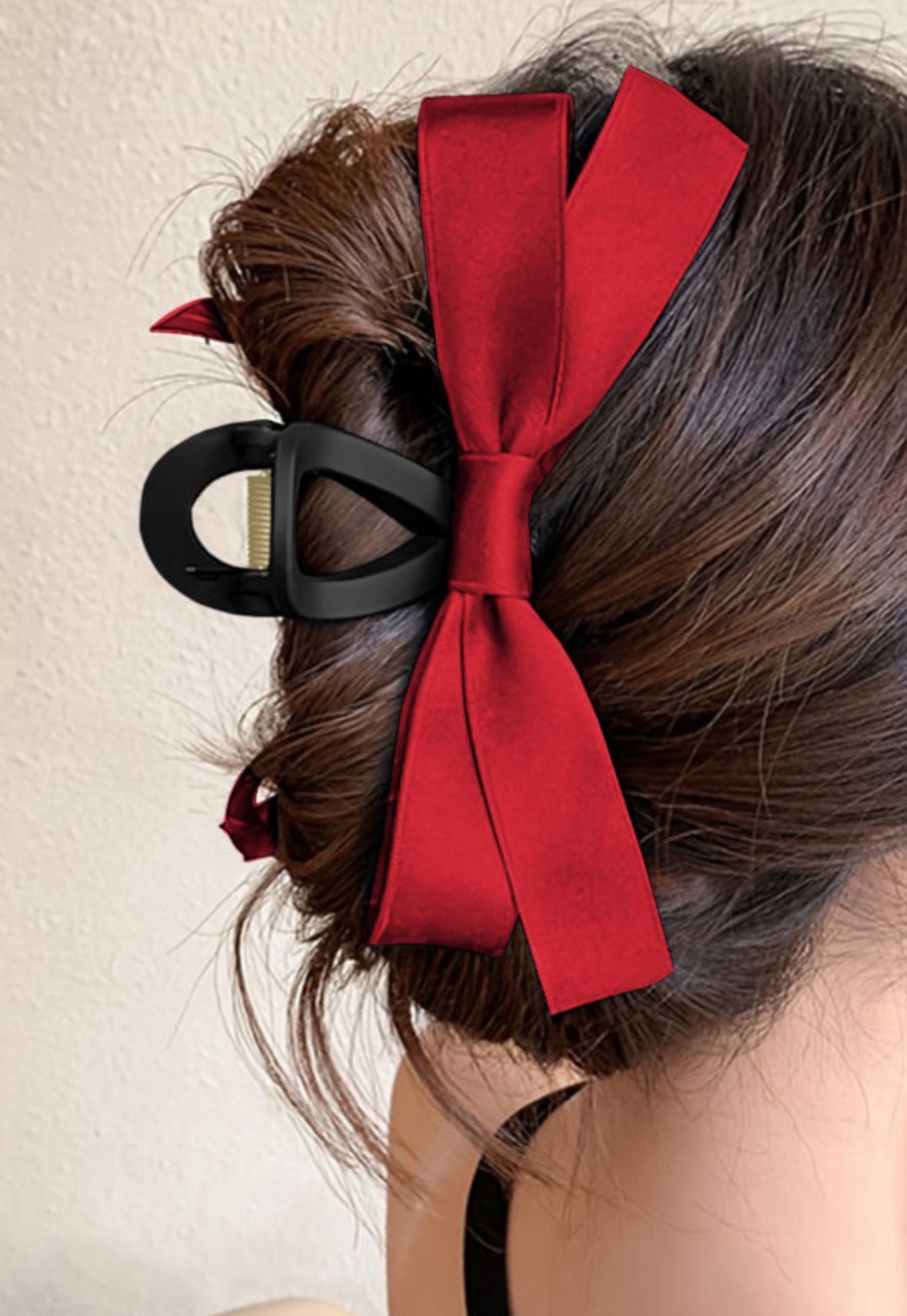 Red Bow Clip LT