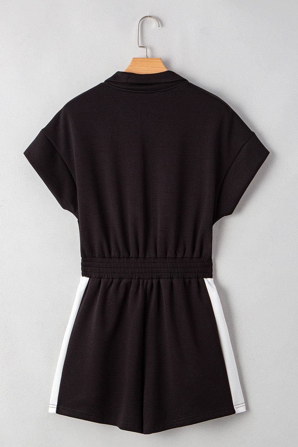 Black Contrast Romper LT