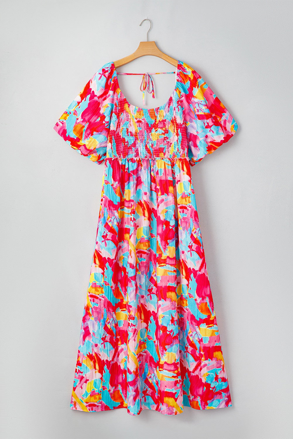 Rose Abstract Plus Dress LT
