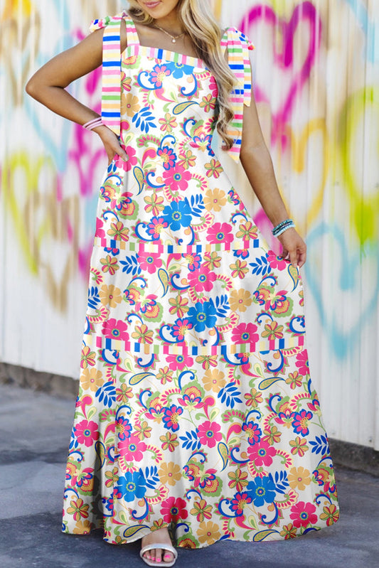 Multicolor Paisley Print Maxi LT