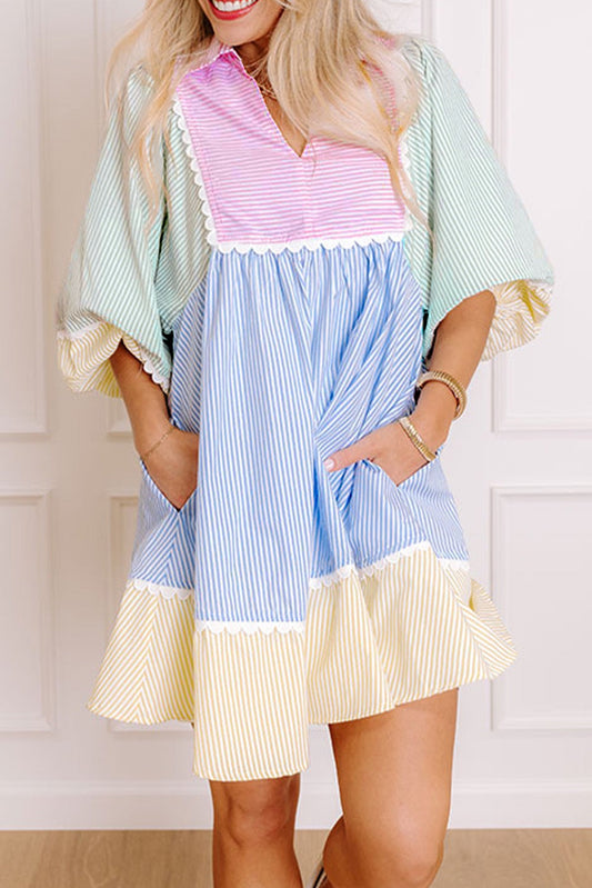Pastel Striped Dress LT