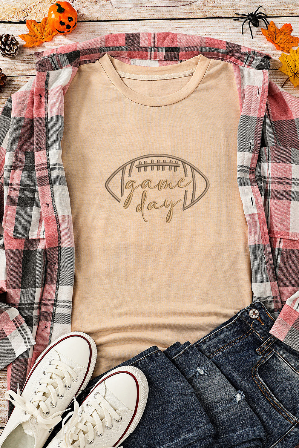 Khaki Game Day T Shirt LT