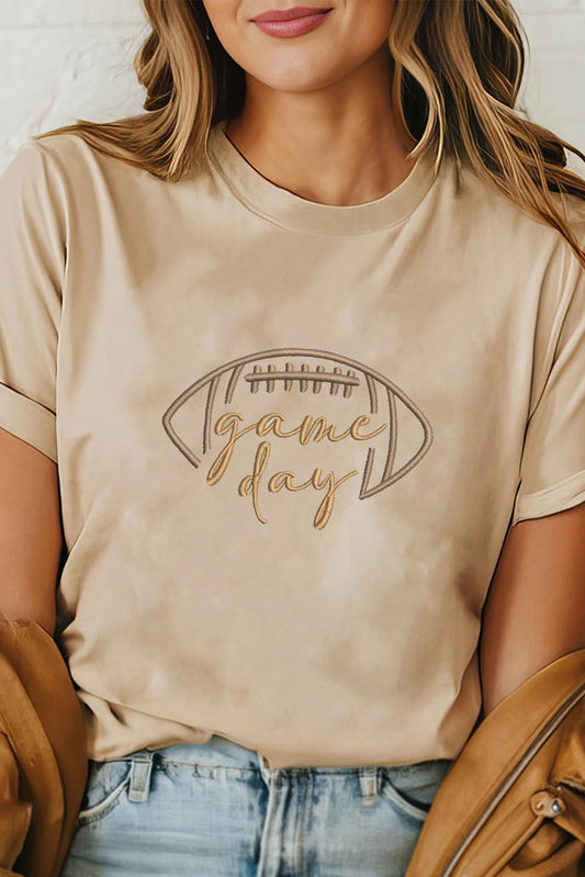 Khaki Game Day T Shirt LT