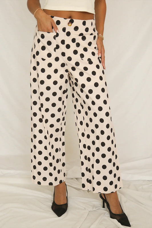 Polka Dot Loose Pants *pink or black* RTS