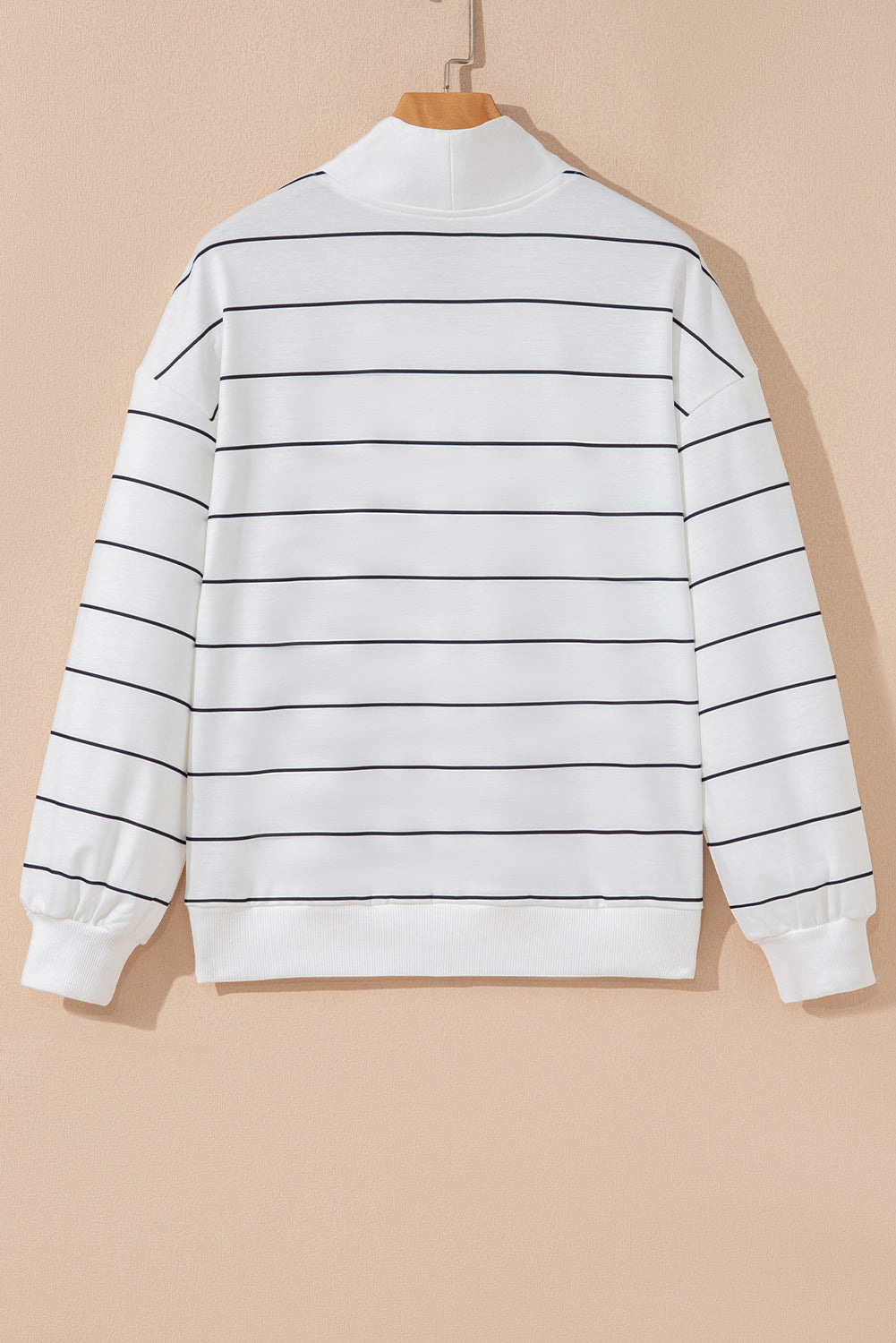 Striped Zip Up Top August.