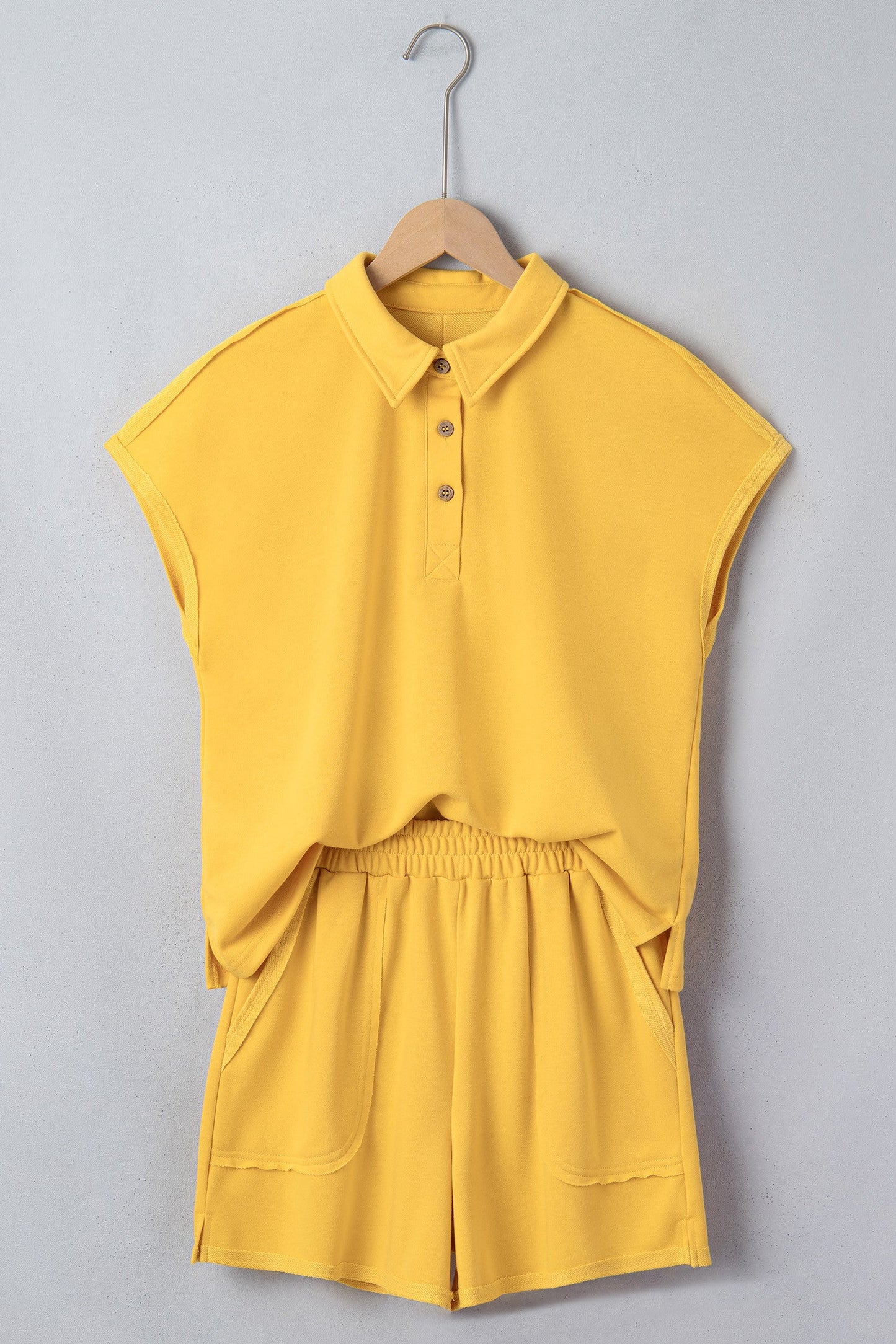 Yellow Polo Elastic Set