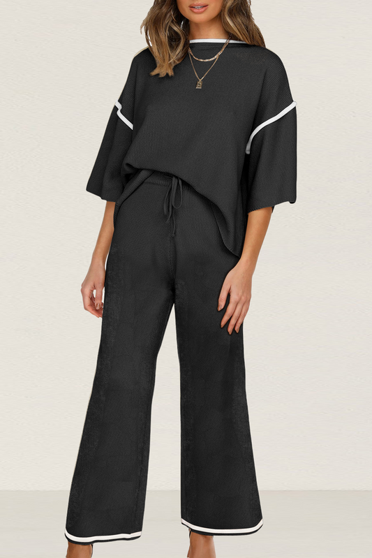 Black Contrast Loose Set LT