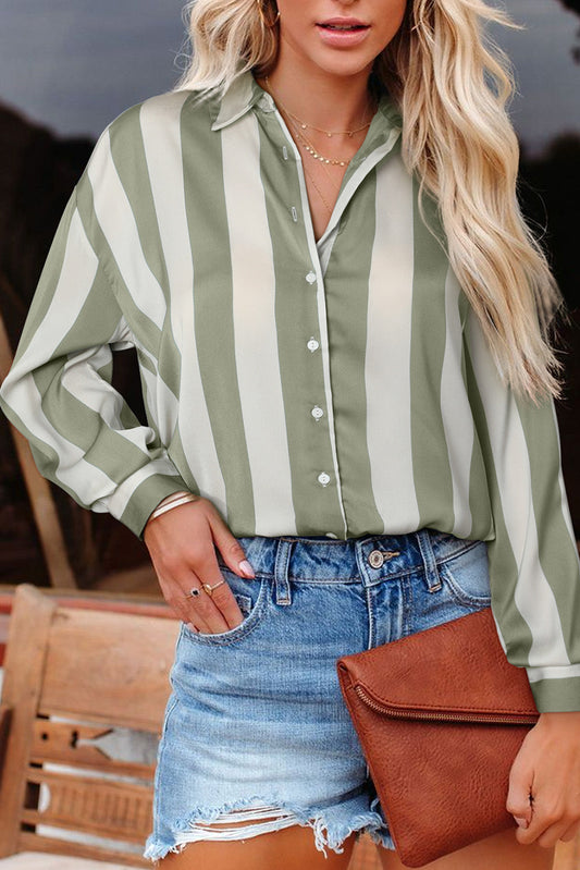 Green Stripe Relax Top LT