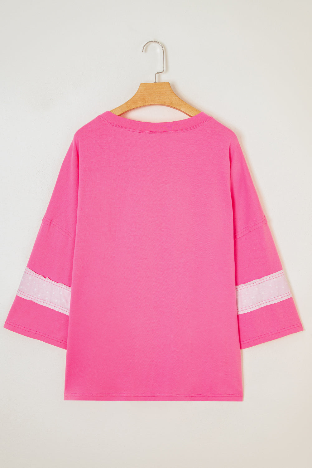 Pink Star Plus Size Loose Top LT