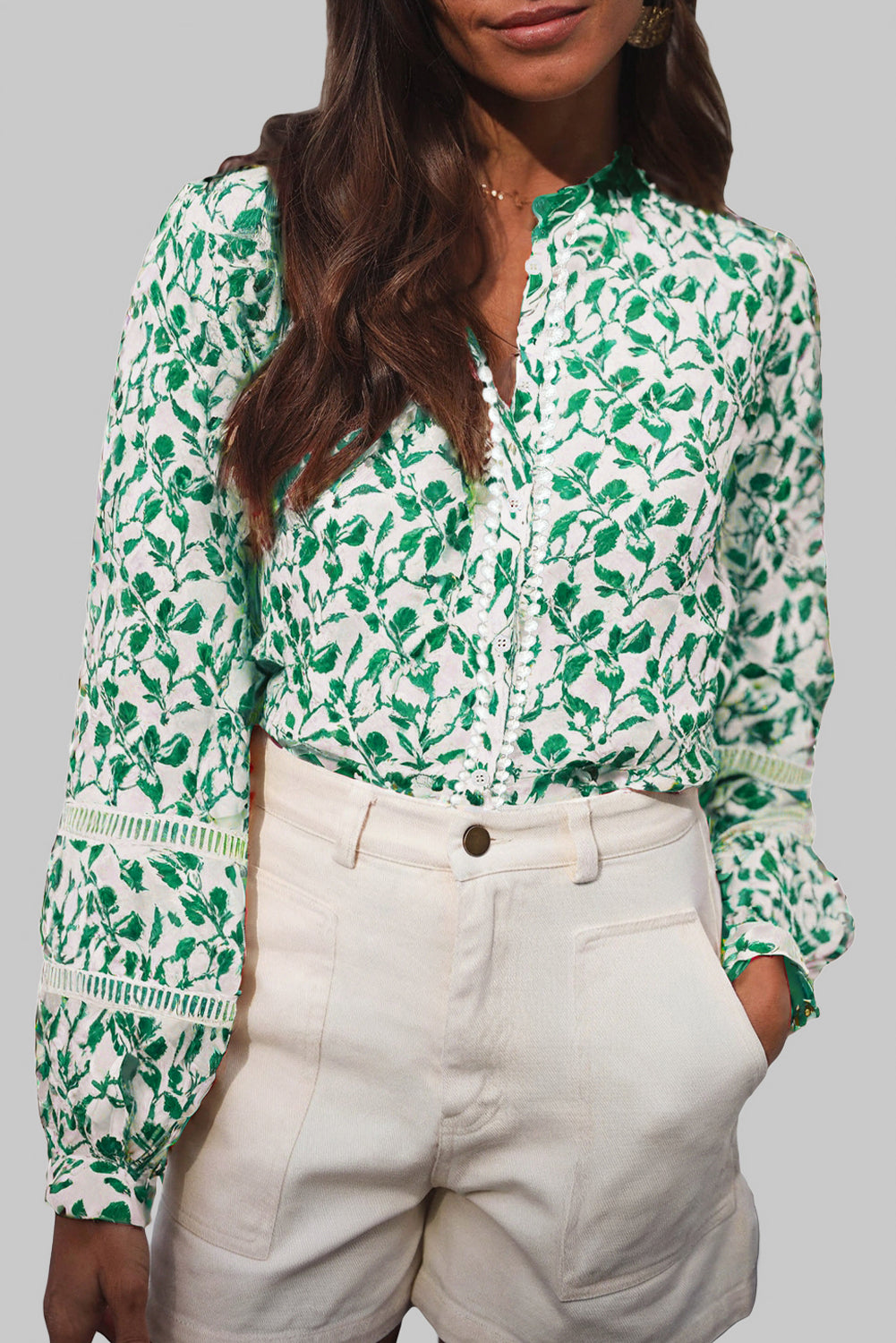Floral Lace Fall Top LT