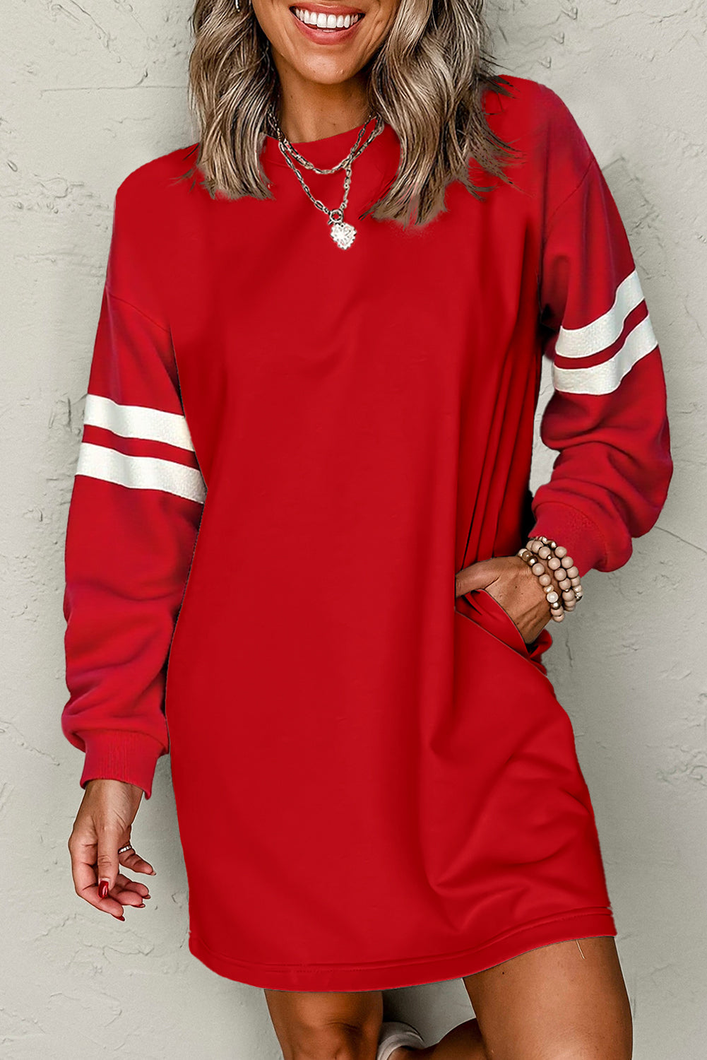 Varsity Dress *MULTIPLE COLORS* FB