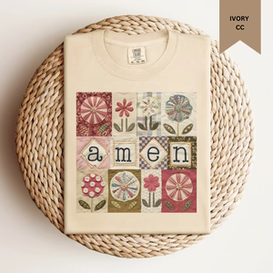 Quilted Amen Tee INS